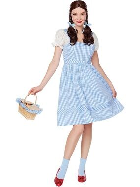 New in Package Spirit of Halloween Wizard of Oz Dorothy Adult Costume Size S